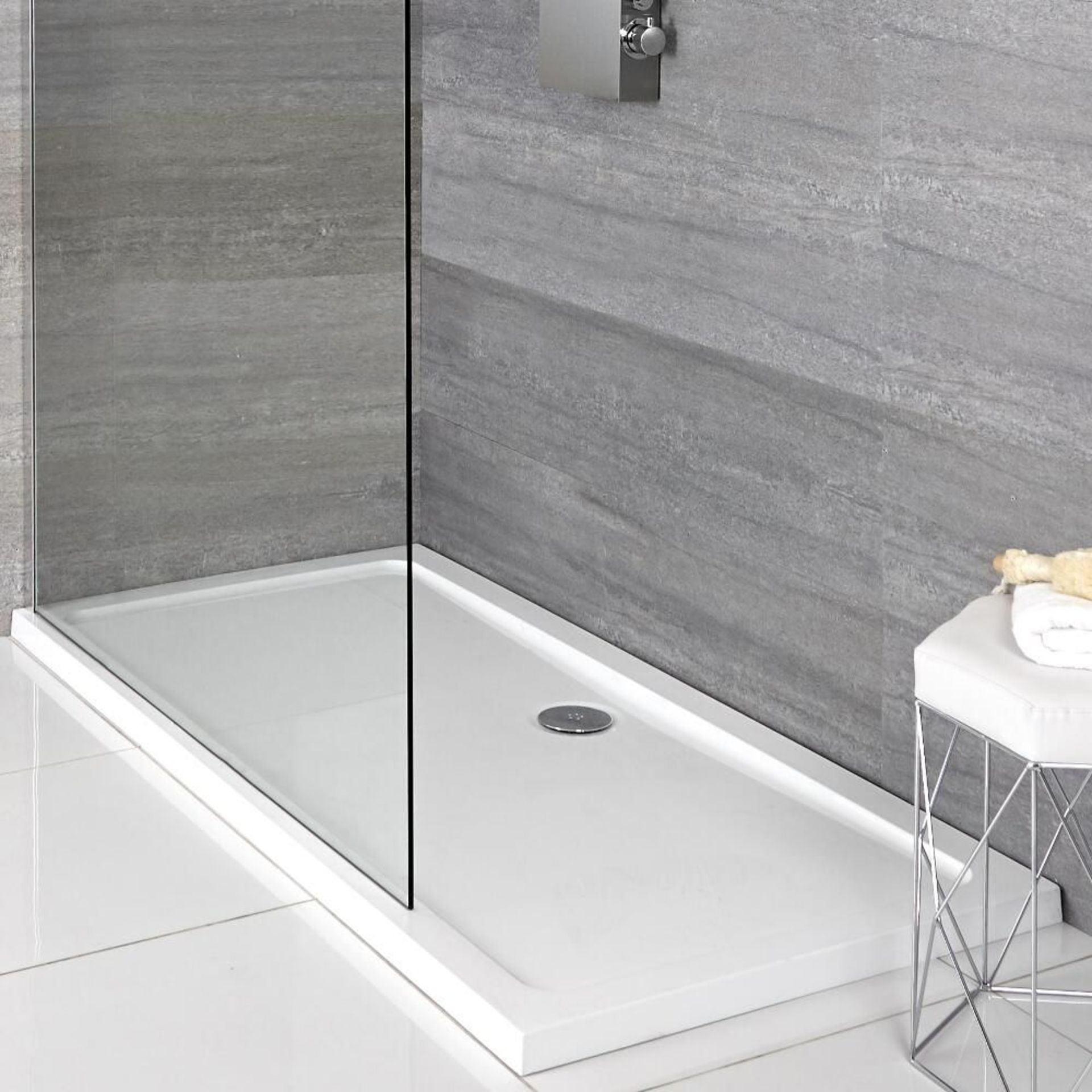 1700 x 900mm Large Wet room / Walk In Shower Tray.