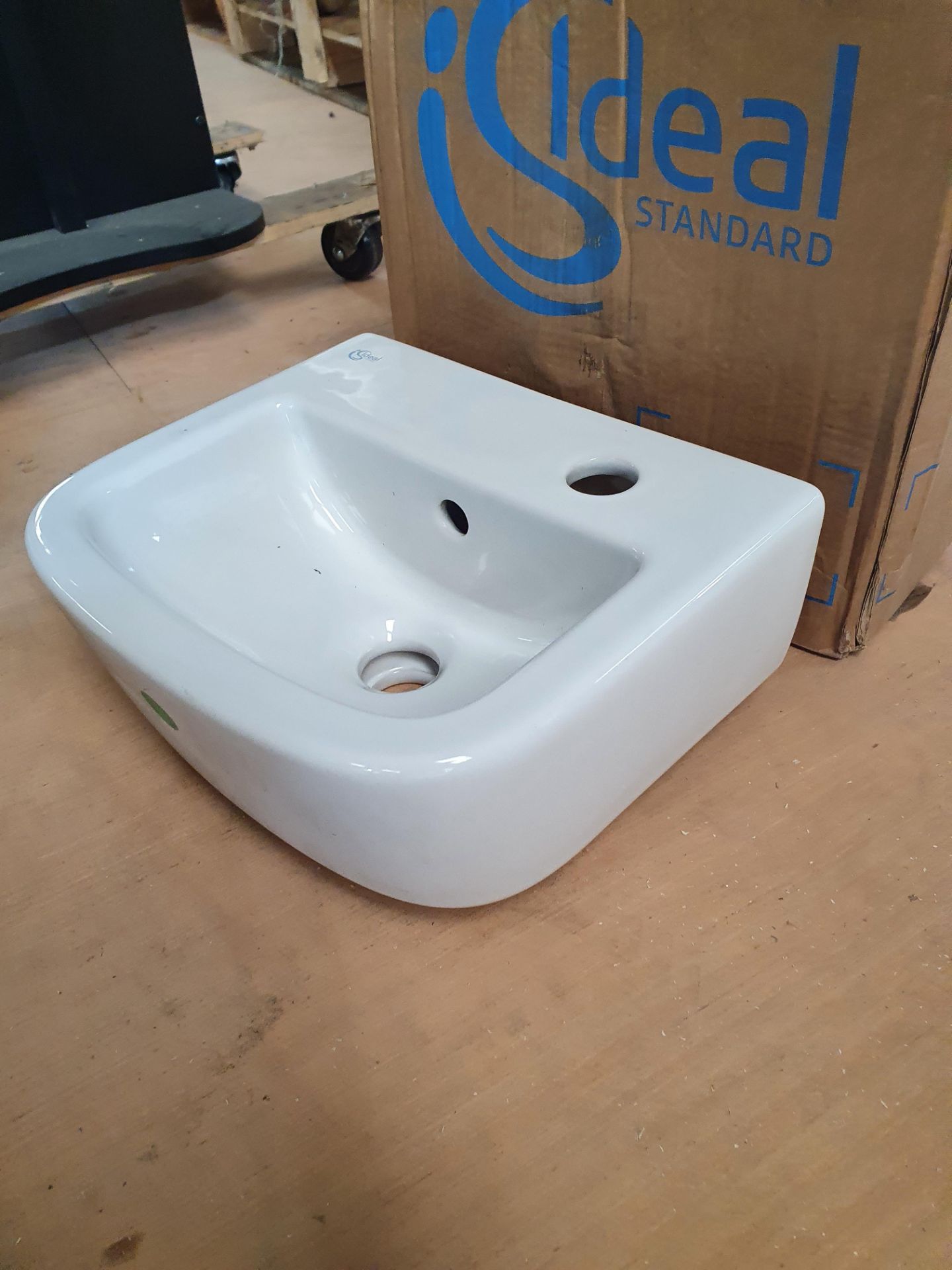 Ideal Standard Tempo Compact Wall Hung Basin. 350 x 300mm. TO58901. - Image 2 of 2