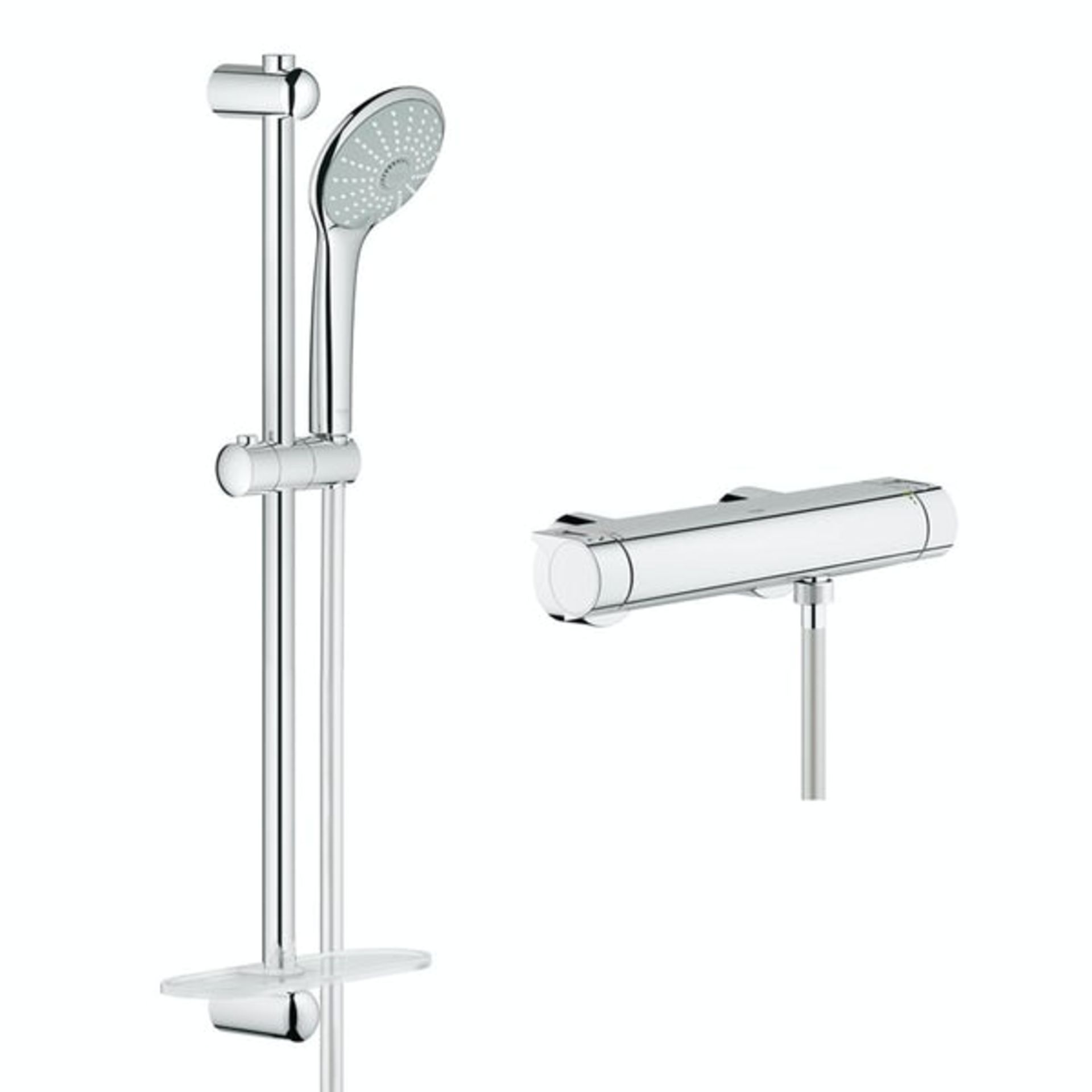 RRP £249. Grohe Geotherm 2000 Euphoria Massage Shower Set