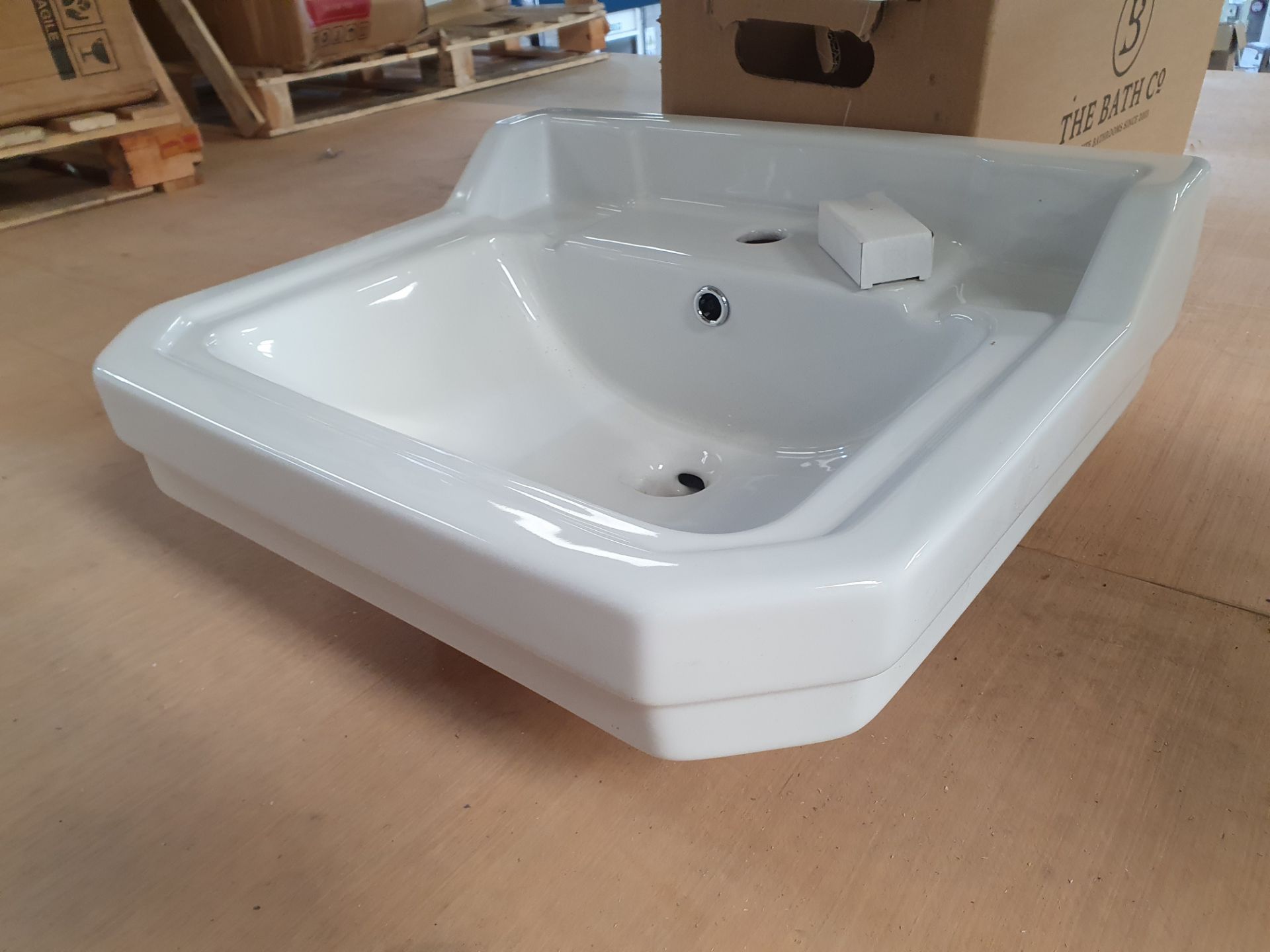 Camberley 55, 1 Tap Hole Traditional Basin. Can Be Paired With Camberley Vanity Unit, Wall Mounted - Image 3 of 4