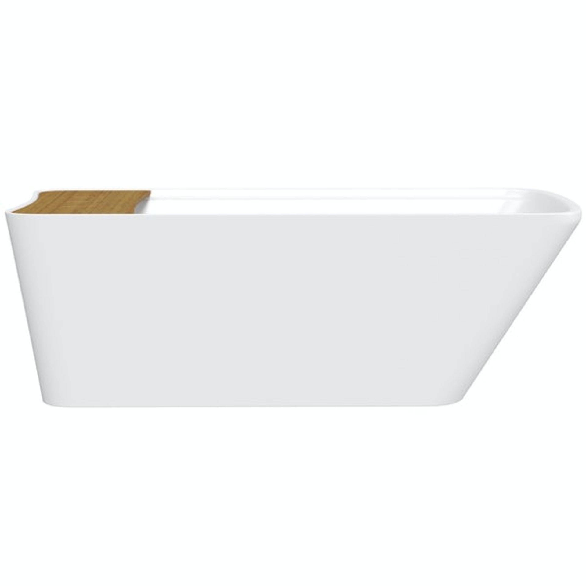 RRP £1,159. Mode Foster Designer single ended freestanding bath. 1500 x 780mm. AIF24572SG 221731. - Image 2 of 7