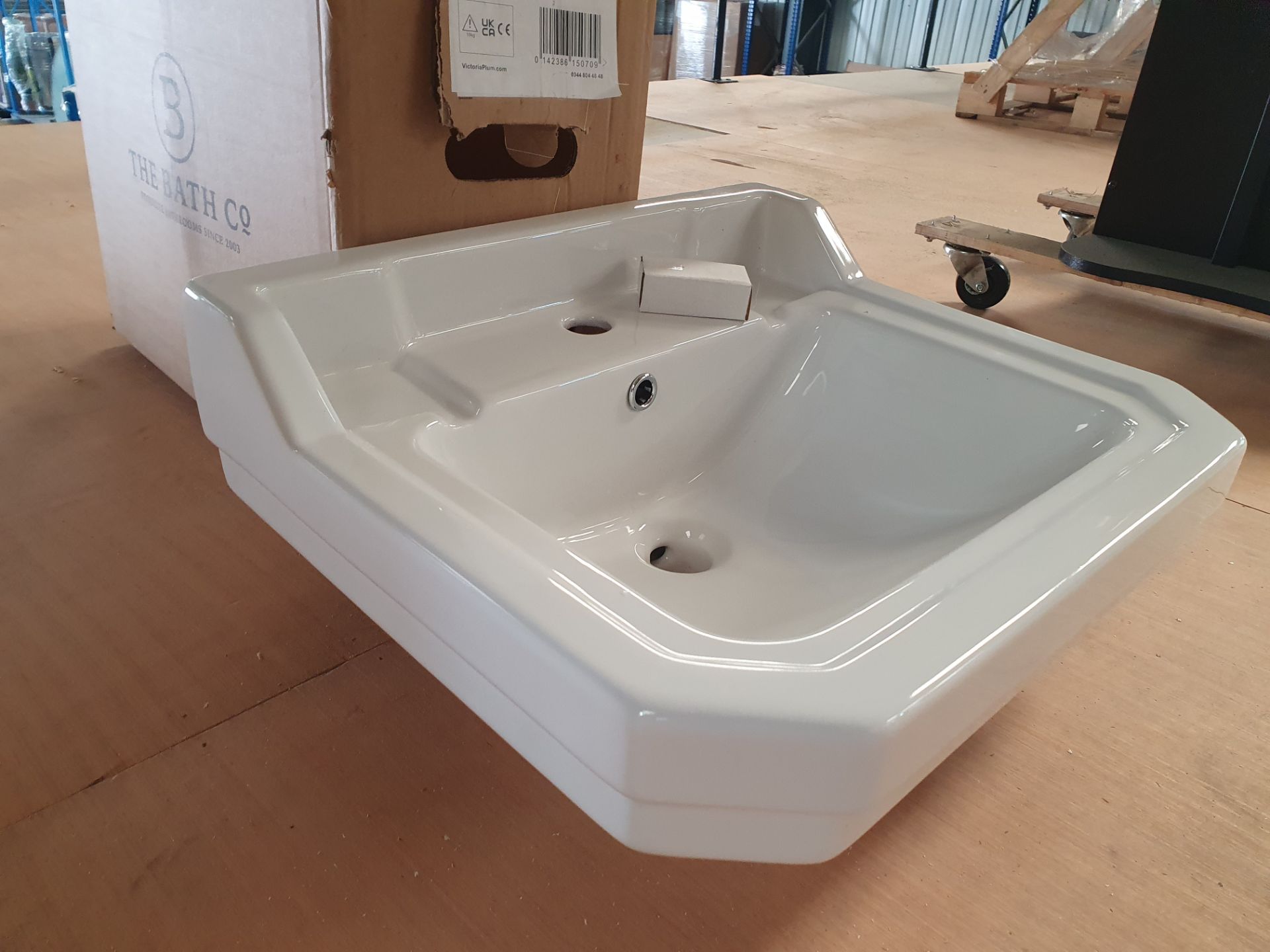 Camberley 55, 1 Tap Hole Traditional Basin. Can Be Paired With Camberley Vanity Unit, Wall Mounted - Image 4 of 4