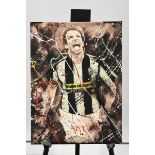 Mixed Media on Canvas "Del Piero"