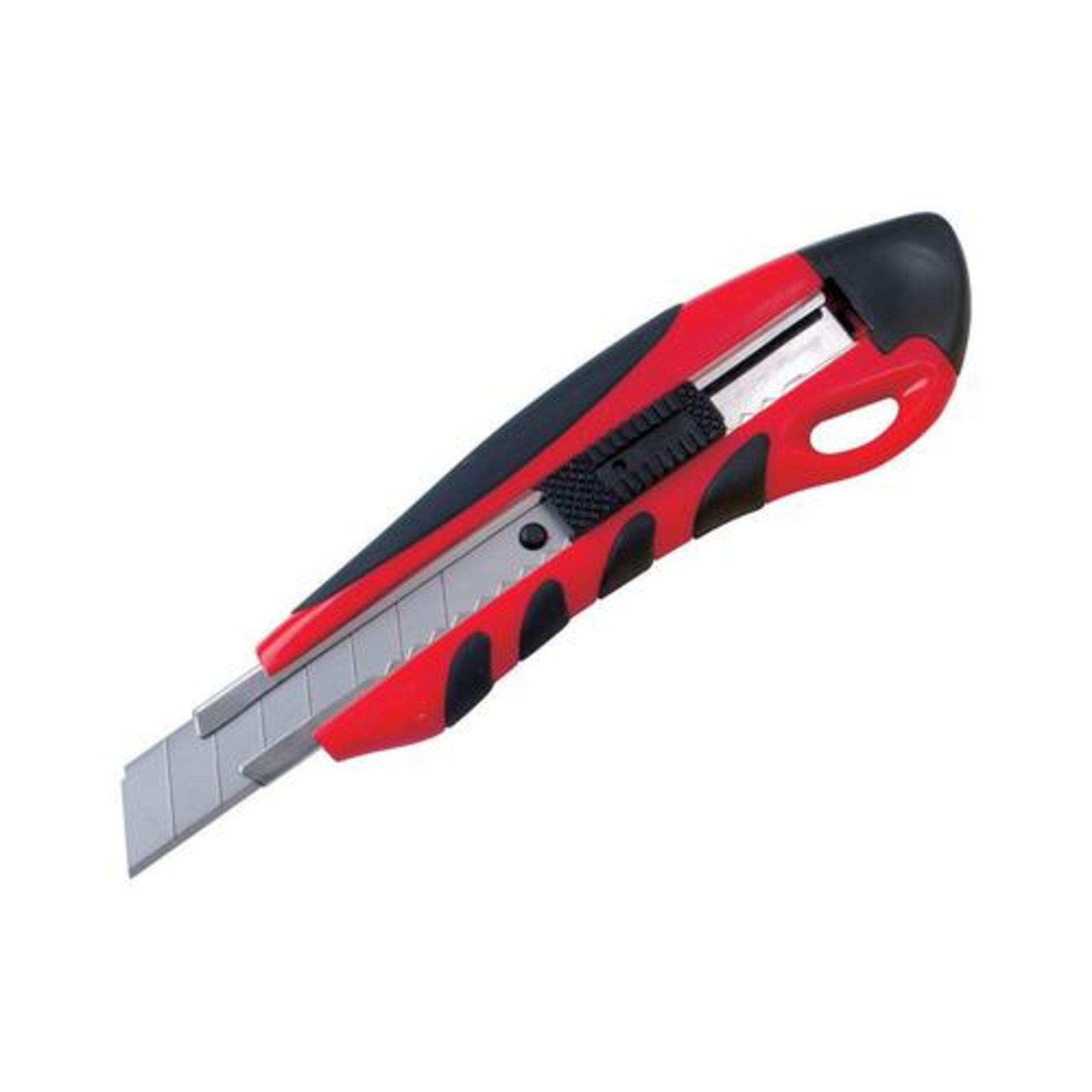 Box Of 240, 5 Star Office Cutting Knife Heavy Duty With Locking Device And Snap-Off Blades 18mm