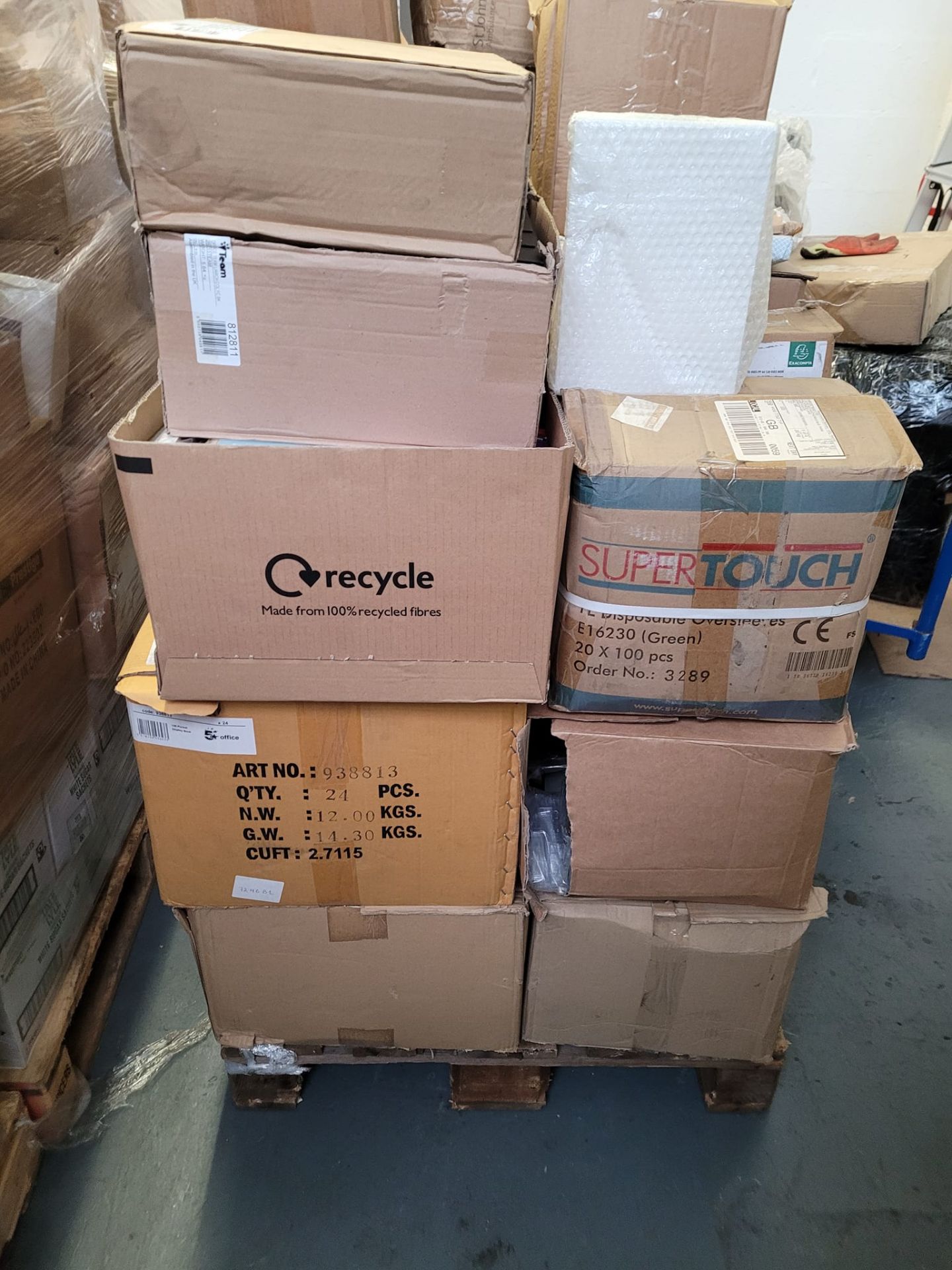 Pallet Of Mixed Office Supplies And Stationery, P3