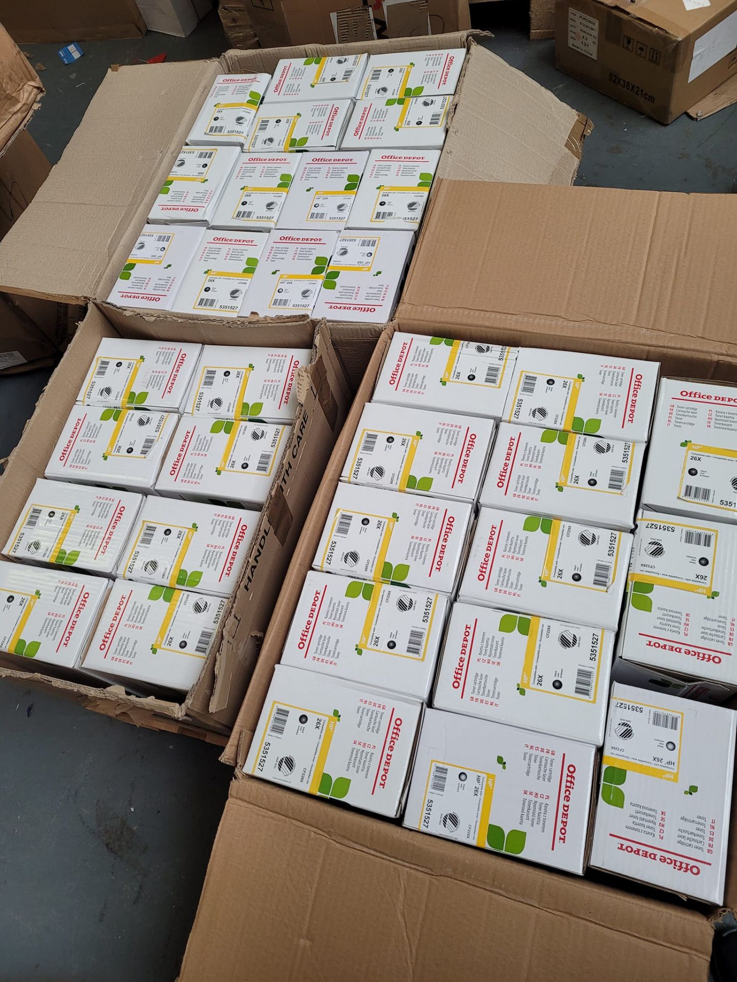 Pallet of Remanufactured Toner And Inkjet Cartridges