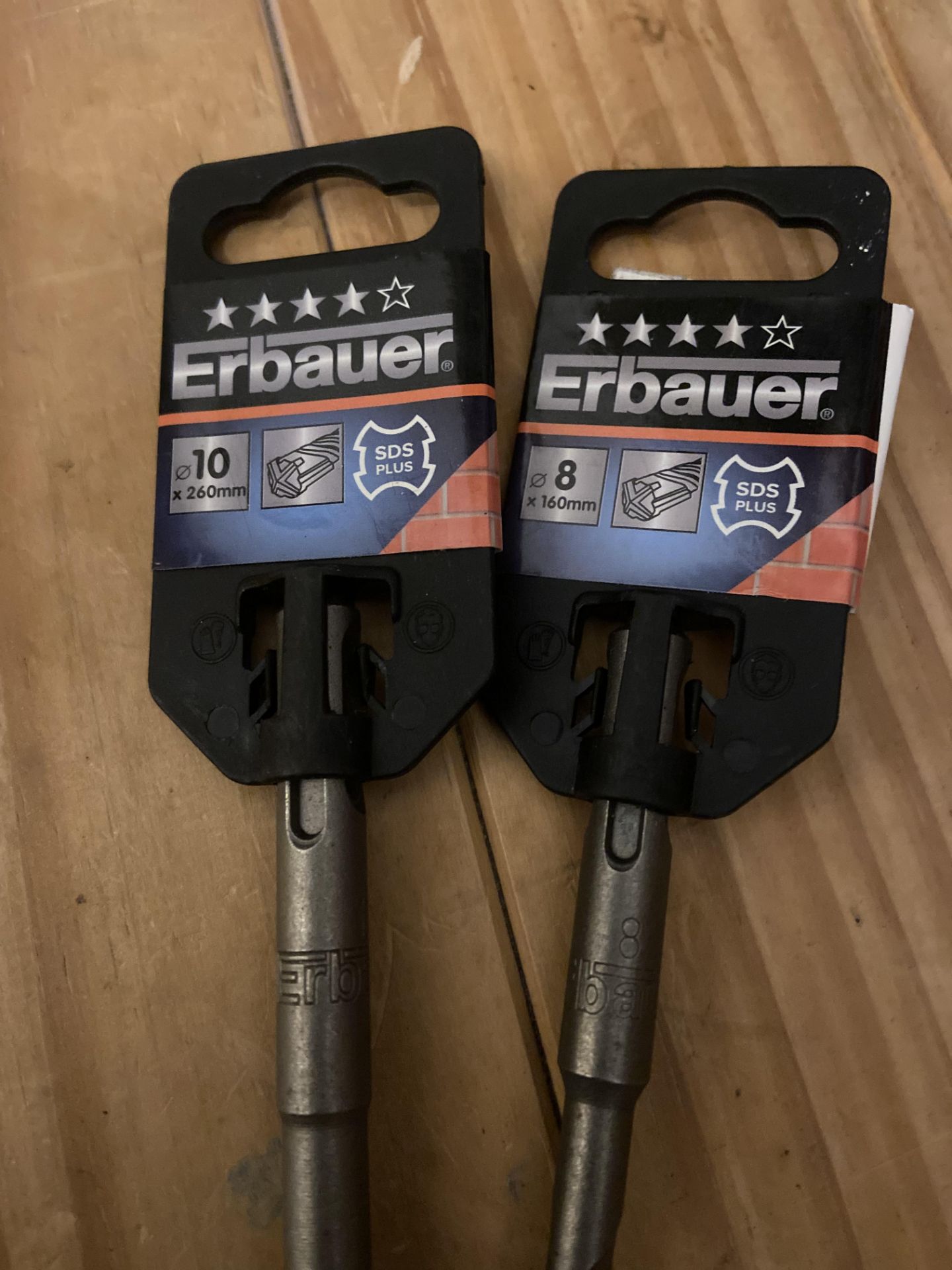 2 Erbauer SDS Plus Drill Bits 8mm & 10mm NEW - Image 2 of 2