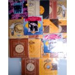 A collection of 78 x vinyl records.
