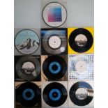 A collection 10 x Ultravox vinyl records - Picture discs - Clear disc etc.