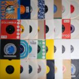A collection of 95 x vinyl records.