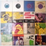 A collection of 16 x Jazz vinyl records.