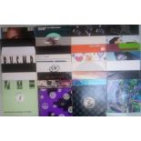 A collection of 30 x dance - house etc vinyl records.