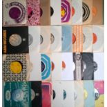 A collection of 90 x vinyl records.