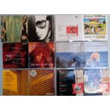 A collection of 15 x original gatefold 7" vinyl records and poster versions.