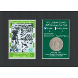 Chalmers Winner Celtic FC 1967 European Cup Mount & Coin Gift Set.