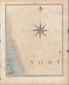 Northumbria South Shields Whitley Bay Blyth John Cary’s Antique 1794 Map