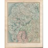 Lake District Ambleside Kendal Keswick - John Cary’s Antique 1794 Map
