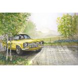 Ford Escort 1980's RS 2000 Metal Wall Art