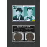 Laurel & Hardy Hollywood Legends Mount & Coin Gift Set.