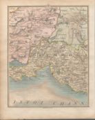 Glamorgan Swansea Carmarthen Brecon -John Cary's Antique 1794 Map