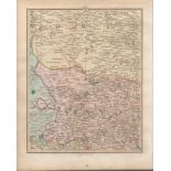 East Anglia Norfolk Suffolk John Cary's Antique 1794 Map