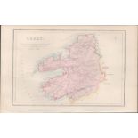 Antique Engraving 1850’s Map of County Kerry.
