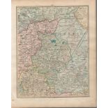 East England Cambridge Bedford John Cary’s Antique 1794 Map.