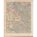 Merseyside North Wales Cheshire - John Cary’s Antique 1794 Map.