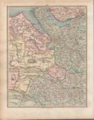 Merseyside North Wales Cheshire - John Cary’s Antique 1794 Map.