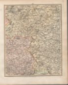 East Lancashire & West Yorkshire John Cary’s Antique 1794 Map.