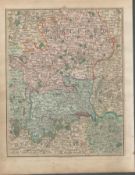 London & Home Counties Herts, Middlesex - John Cary's Antique 1794 Map