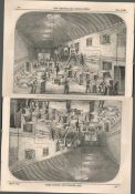 Victorian Candle Making London Factory Antique 1849 Newspaper