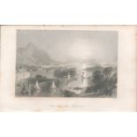 Antique Print 1850’s Clew Bay Westport Mayo.