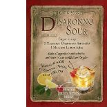 Disaronno SourCocktail Authentic Recipe Large Metal Wall Art