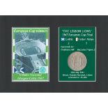 Champions Celtic FC 1967 European Cup Mount & Coin Gift Set.