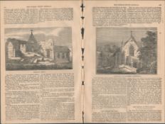 Antique Irish Newspaper 1833 Galway, the Boyne, Lismore