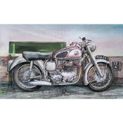 Norton Dominator 600 Iconic British Motorbike Metal Wall Art