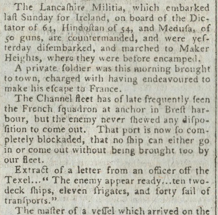 Body of 5,000 Rebels Escaped from Wexford 1798 Rebellion Newspaper - Image 4 of 5