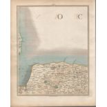 Norfolk East Anglia - John Carys Antique 1749 Map.