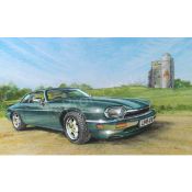 Jaguar XJS British Iconic Vintage Car Era Metal Wall Art.
