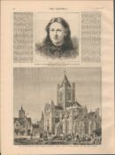 Dublin Christ Church May 4th 1878 Antique Newspaper