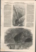 Dudley West Midland famous Cavern Antique 1849 Newspaper