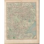 Lincolnshire Lincoln, Grantham, Boston, - John Careys Antique 1794 Map