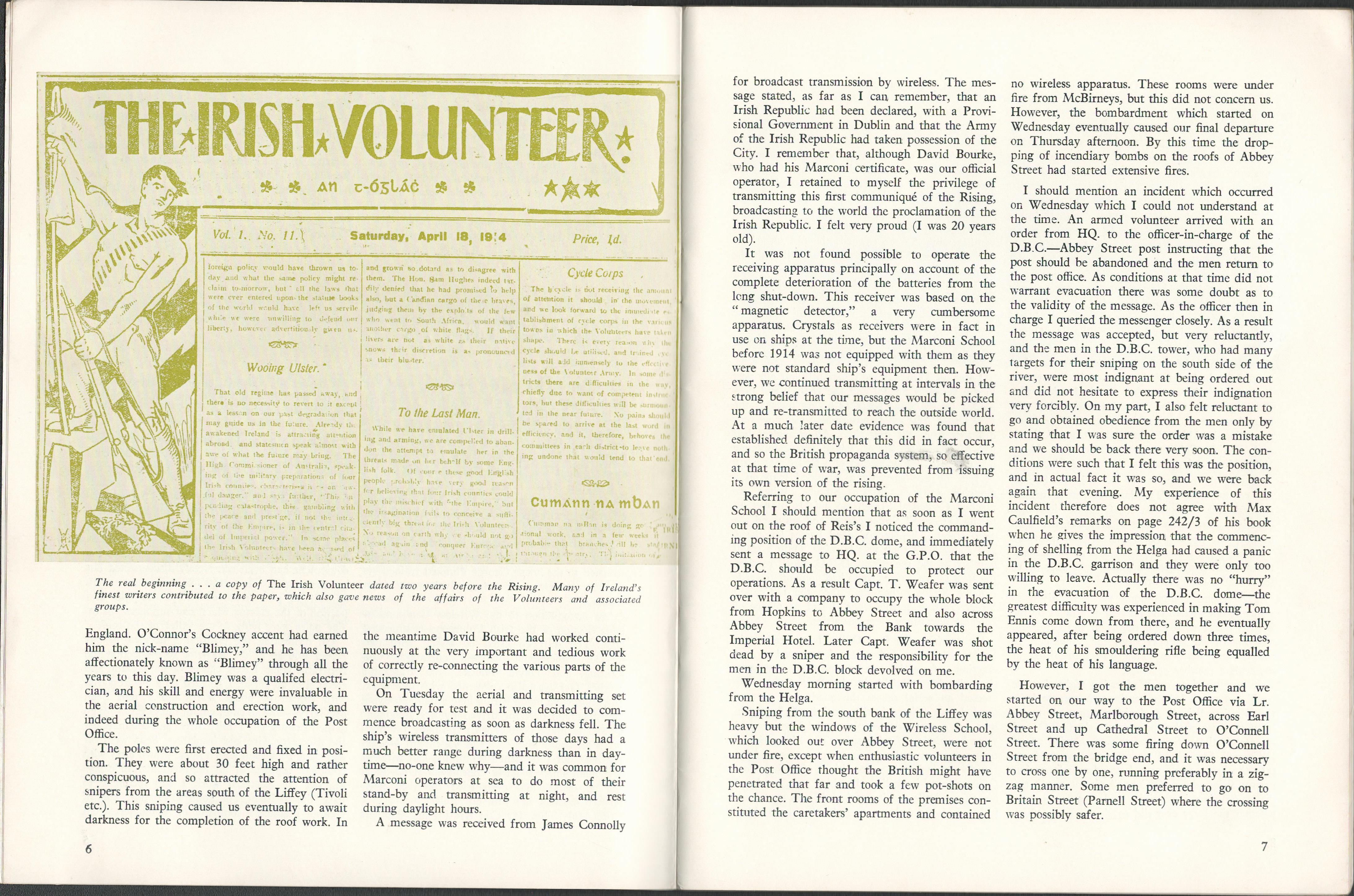 1966 Journal 50th Anniversary The Easter Rising 1916 - Image 2 of 9