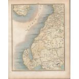 Firth of Clyde Ayrshire John Cary's Antique 1749 Map.