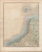 Lundy Island Camelford Launceston- John Cary's Antique 1794 Map.