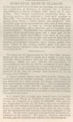 Irish Home Rule Glasgow Riots Antique 1880 Newspaper