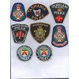 Queensland Canadian Durham Tasmania Assorted Police Cloth Badges