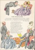 Double Sided Guinness Print 1956 ""The Foreigner & Lunch""A Genuine Double Sided Lithographed Colou.