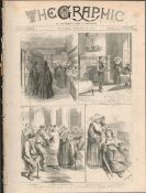 First Italian Hospital London 1889 Antique Newspaper